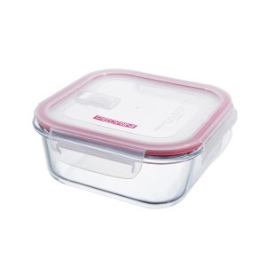 CONTENEDOR DE VIDRIO CUADRADO 1.100 ML.